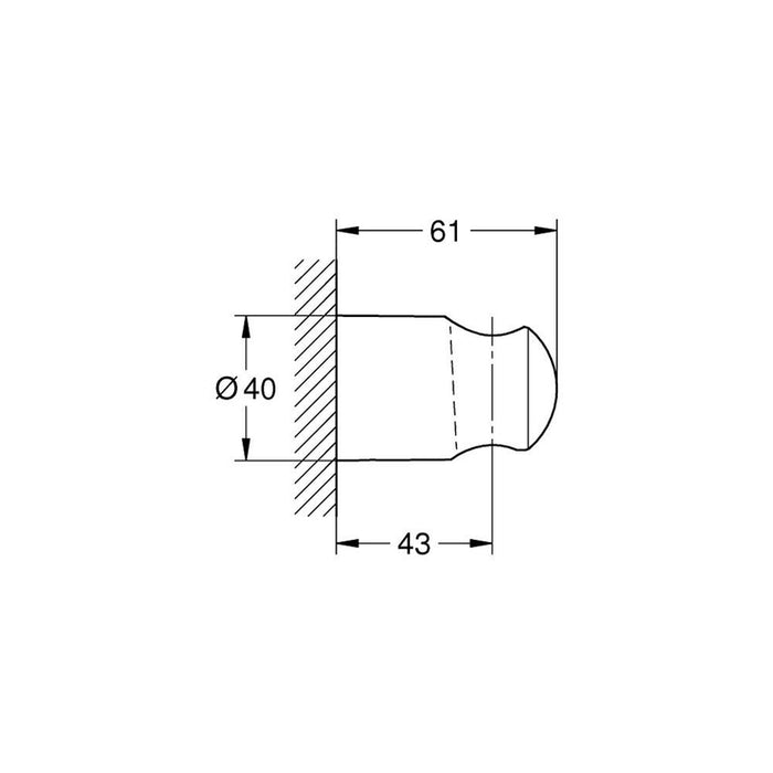 SHOWER HOLDER GROHE VITALIO UNIVERSAL