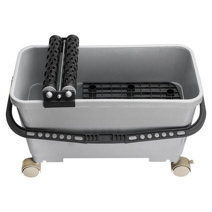 GROUTING BUCKET WITH WHEELS HARDY 24 L - Строителни кофи и кошове<<<Строителни колички и кофи<<<Строителни