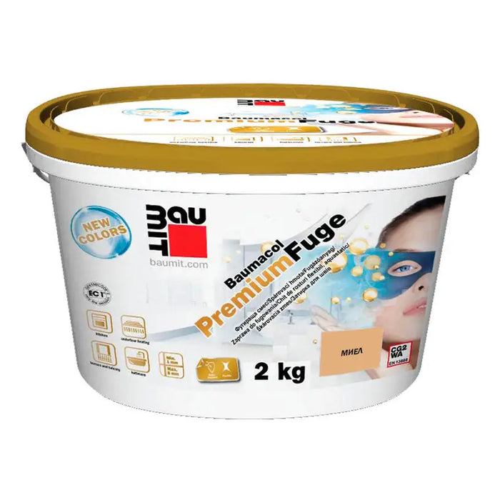 GROUTING MIXTURE BAUMACOL PREMIUM BAUMIT MIL - Фуги<<<Лепила за плочки фуги силикони и