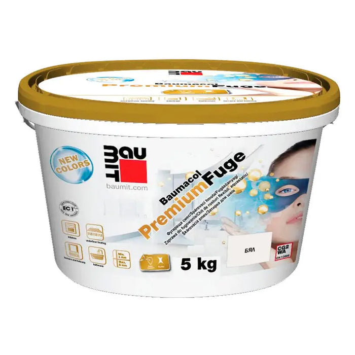 GROUTING MIXTURE BAUMACOL PREMIUM BAUMIT WHITE - Фуги<<<Лепила за плочки фуги силикони и