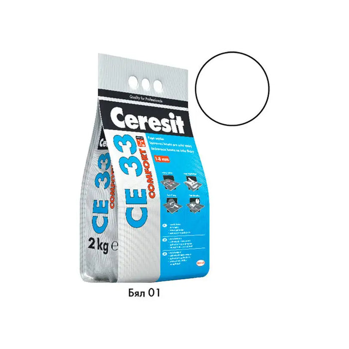 GROUTING MIXTURE CERESIT CE 33 WHITE 01 - Фуги<<<Лепила за плочки фуги силикони и