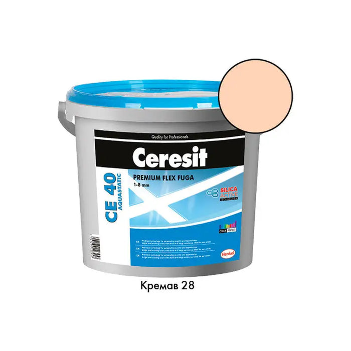 GROUTING MIXTURE CERESIT CE 40 CREAM 28 - Фуги<<<Лепила за плочки фуги силикони и