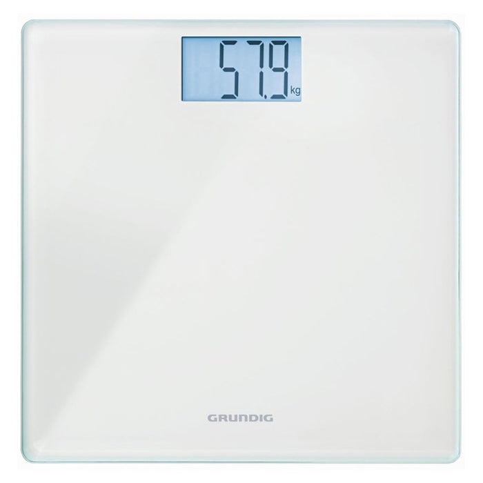 Scale GRUNDIG PS 2010 WHITE 180 kg., MATERIAL GLASS