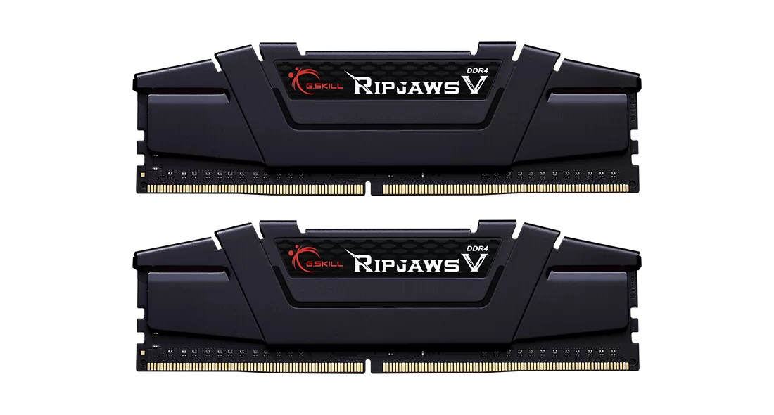 Memory G.SKILL Ripjaws V Black 16GB(2x8GB) DDR4 3200MHz F4-3200C16D-16GVKB