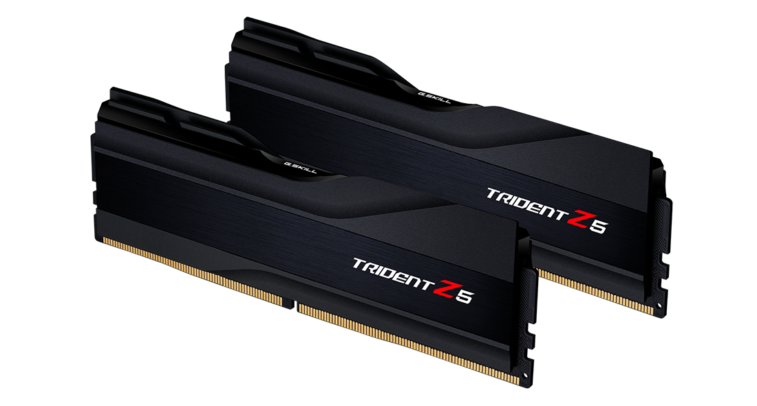 Memory G.SKILL Trident Z5 Black 32GB(2x16GB), DDR5, 5600MHz, F5-5600J3636C16GX2-TZ5K