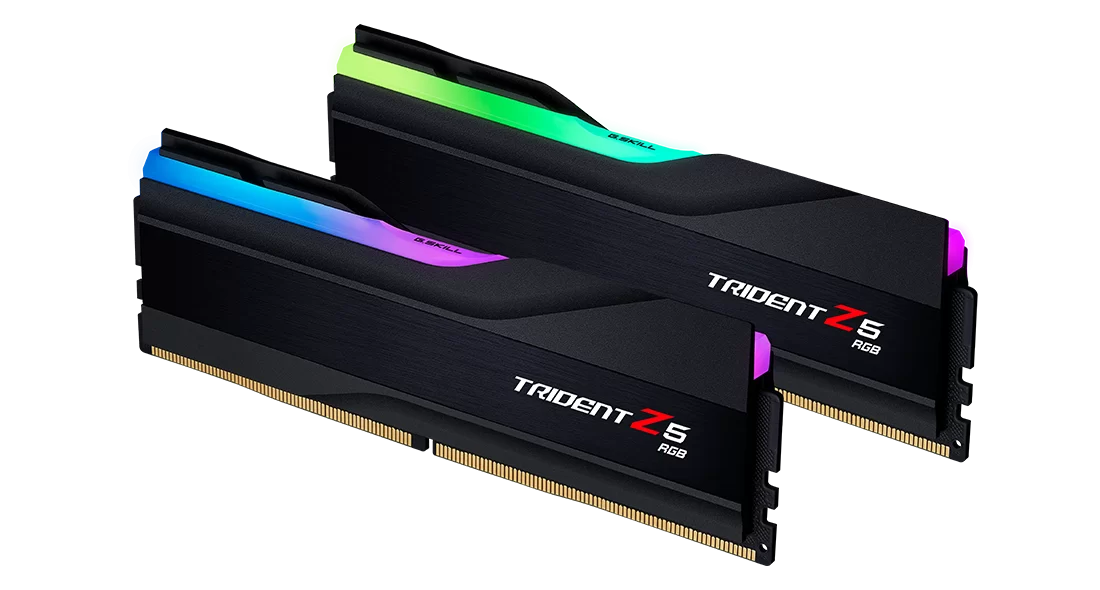 Memory G.SKILL Trident Z5 RGB Black 32GB(2x16GB) DDR5 6400MHz F5-6400J3239G16GX2-TZ5RK