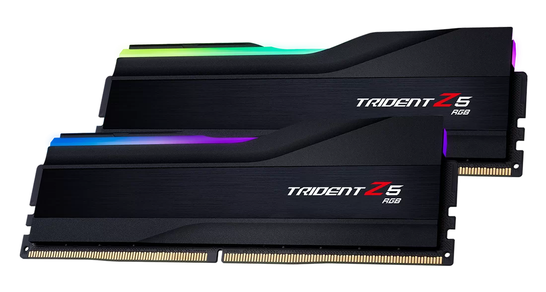 Memory G.SKILL Trident Z5 RGB Black 32GB(2x16GB) DDR5 6400MHz F5-6400J3239G16GX2-TZ5RK