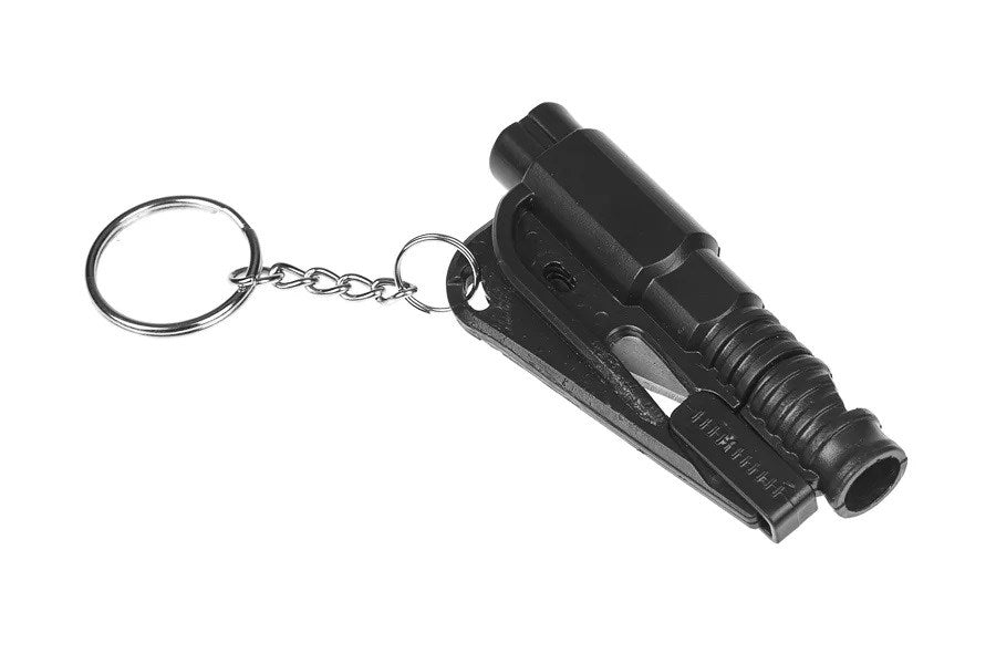 Emergency tool GUARD LIFEGUARD whistle, belt knife, glass breaker (YC-004-BL)