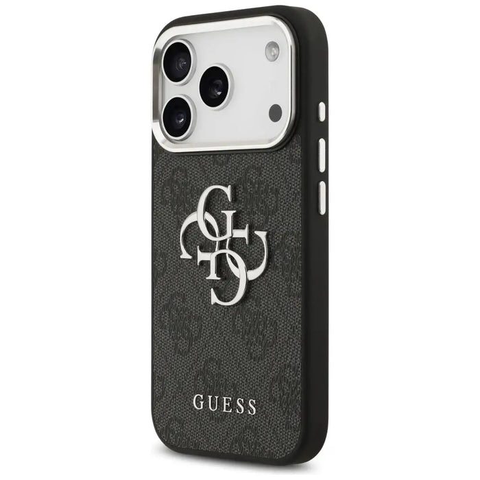 Guess 4G Big 4G Classic Logo case for iPhone 17 Pro Max - black - Cell phone cases and covers<<<HurtelXML