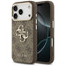 Guess 4G Big 4G Classic Logo Case for iPhone 17 Pro Max - Brown and Gold - Cell phone cases and covers<<<HurtelXML