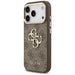 Guess 4G Big 4G Classic Logo Case for iPhone 17 Pro Max - Brown and Gold - Cell phone cases and covers<<<HurtelXML
