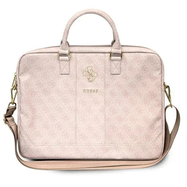 Guess 4G Big Logo bag for a 16’’ laptop - pink - Laptop bags<<<HurtelXML