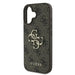 Guess 4G Big Logo Case for iPhone 16 - Brown - Cell phone cases and covers<<<HurtelXML
