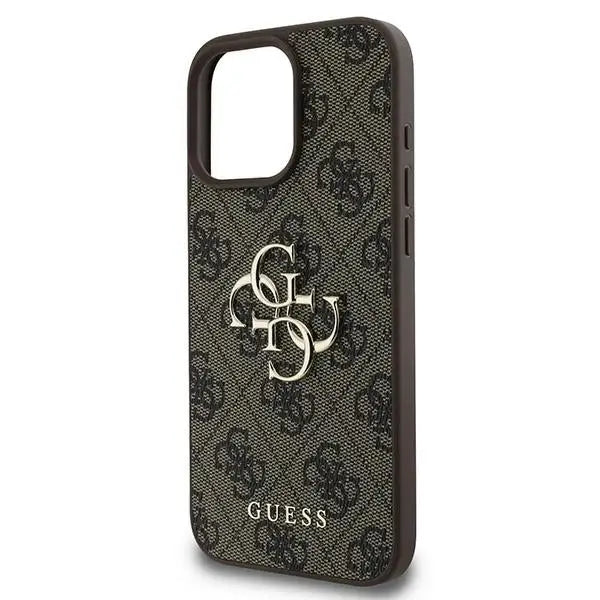 Guess 4G Big Logo Case for iPhone 16 Pro - Brown - Cell phone cases and covers<<<HurtelXML