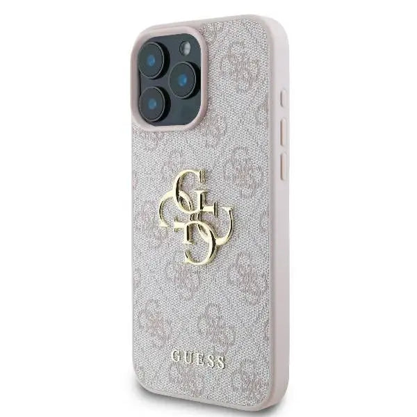Guess 4G Big Logo Case for iPhone 16 Pro Max - Pink - Cell phone cases and covers<<<HurtelXML
