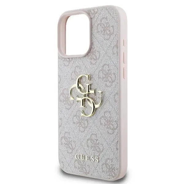 Guess 4G Big Logo Case for iPhone 16 Pro Max - Pink - Cell phone cases and covers<<<HurtelXML