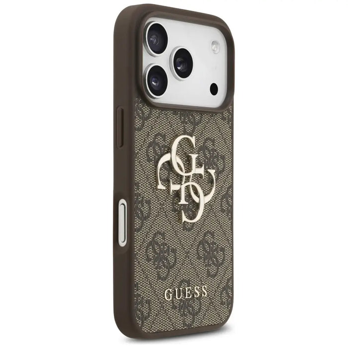 Guess 4G Big Logo Case for iPhone 17 Pro - Brown - Cell phone cases and covers<<<HurtelXML