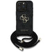 Guess 4G Big Logo Cord Stap Crossbody Case for iPhone 16 Pro Max black - Cell phone cases and covers<<<HurtelXML