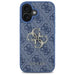 Guess 4G Big Logo iPhone 16 Case - Blue - Cell phone cases and covers<<<HurtelXML
