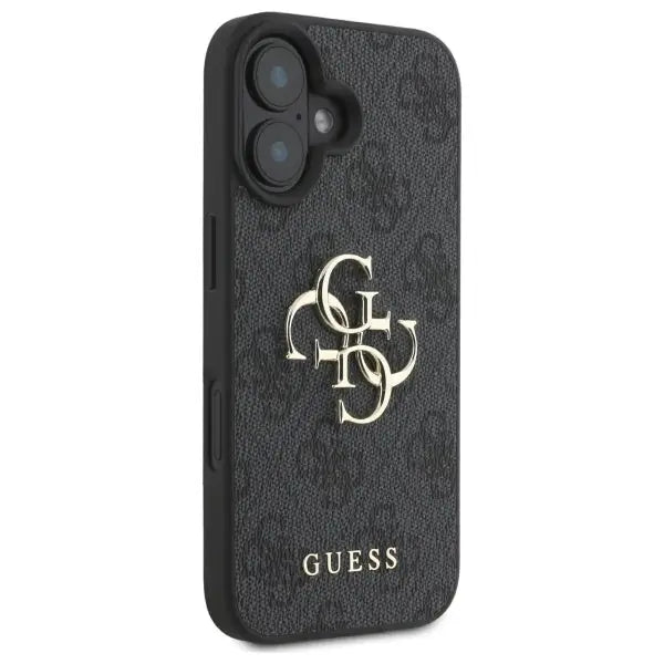 Guess 4G Big Logo iPhone 16 Plus Case - Black - Cell phone cases and covers<<<HurtelXML