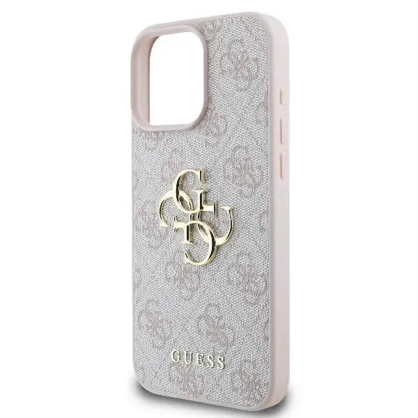 Guess 4G Big Logo iPhone 16 Pro Case - Pink - Cell phone cases and covers<<<HurtelXML
