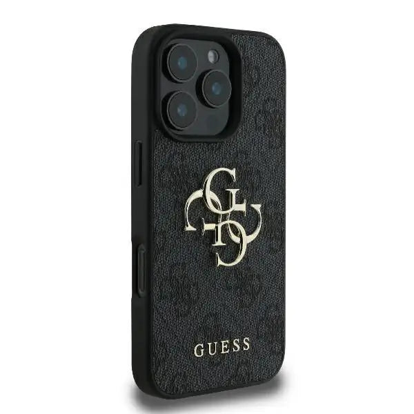 Guess 4G Big Logo iPhone 16 Pro Max Case - Black - Cell phone cases and covers<<<HurtelXML