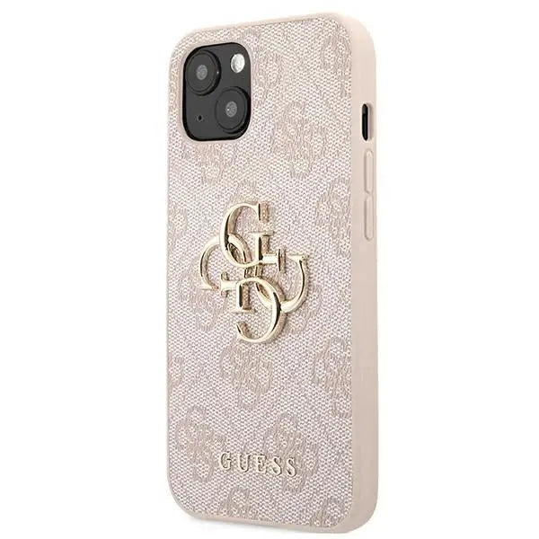 Guess 4G Big Metal Logo Case for iPhone 13 / 14 / 15 6.1’’ - Pink - Cell phone cases and covers<<<HurtelXML