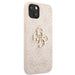 Guess 4G Big Metal Logo Case for iPhone 13 / 14 / 15 6.1’’ - Pink - Cell phone cases and covers<<<HurtelXML