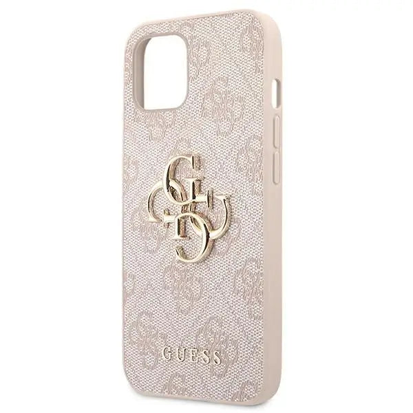 Guess 4G Big Metal Logo Case for iPhone 13 / 14 / 15 6.1’’ - Pink - Cell phone cases and covers<<<HurtelXML