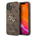 Guess 4G Big Metal Logo Case for iPhone 13 - Brown - Cell phone cases and covers<<<HurtelXML