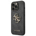 Guess 4G Big Metal Logo Case for iPhone 14 Pro - Gray - Cell phone cases and covers<<<HurtelXML