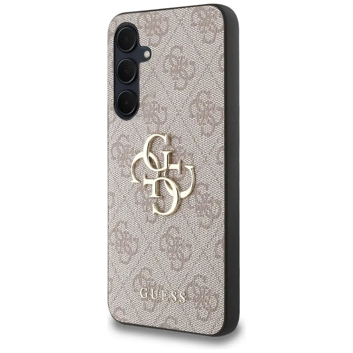 Guess 4G Big Metal Logo case for Samsung Galaxy A35 - pink - Cell phone cases and covers<<<HurtelXML