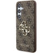 Guess 4G Big Metal Logo case for Samsung Galaxy A55 - brown - Cell phone cases and covers<<<HurtelXML