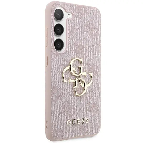 Guess 4G Big Metal Logo case for Samsung Galaxy A55 - pink - Cell phone cases and covers<<<HurtelXML