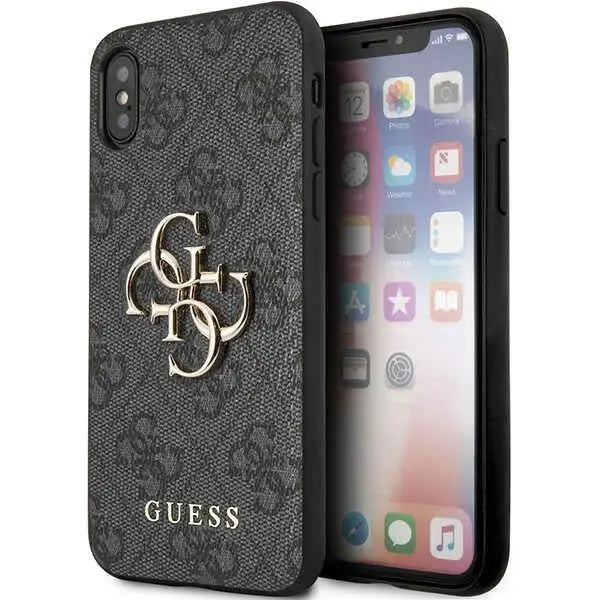 Guess 4G Big Metal Logo iPhone X/XS Case - Gray - Cell phone cases and covers<<<HurtelXML
