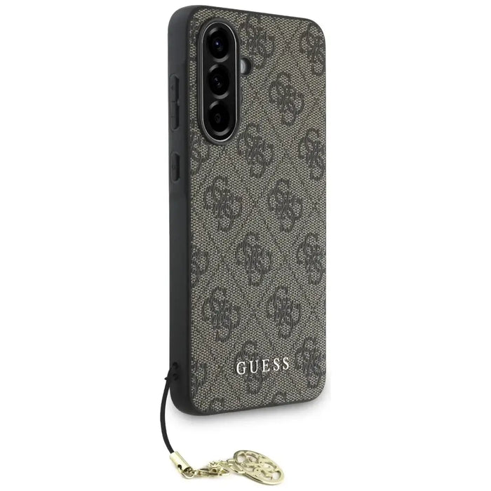 Guess 4G Charms Collection Case for Samsung Galaxy A56 - Brown - Cell phone cases and covers<<<HurtelXML