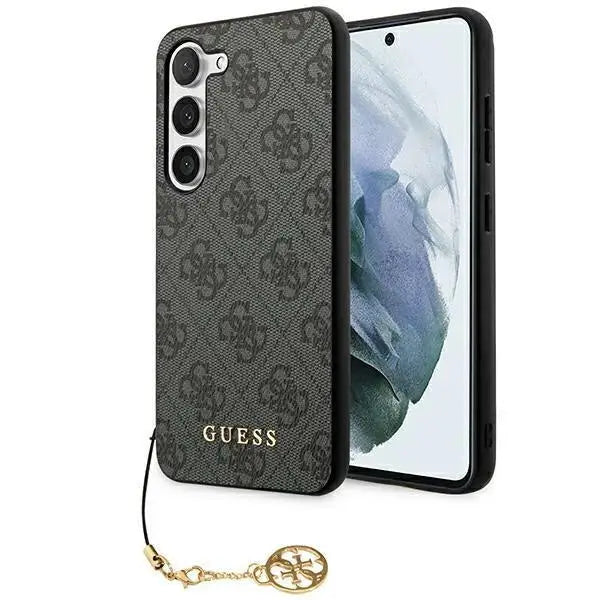 Guess 4G Charms Collection case for Samsung Galaxy S24 - black - Cell phone cases and covers<<<HurtelXML