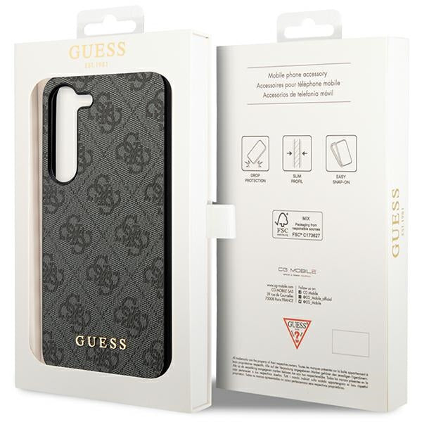 Guess 4G Charms Collection case for Samsung Galaxy S24+ - black - Cell phone cases and covers<<<HurtelXML