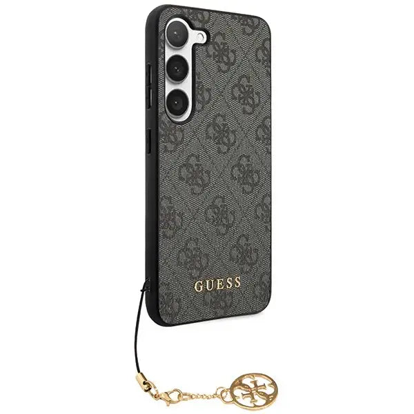 Guess 4G Charms Collection case for Samsung Galaxy S24 - black - Cell phone cases and covers<<<HurtelXML