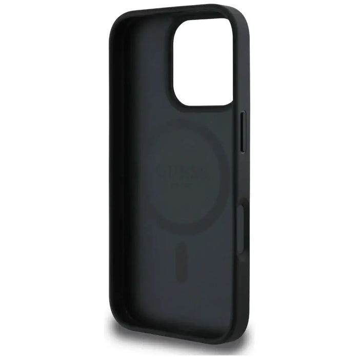 Guess 4G Circle Classic Logo MagSafe case for iPhone 16 Pro - black - Cell phone cases and covers<<<HurtelXML