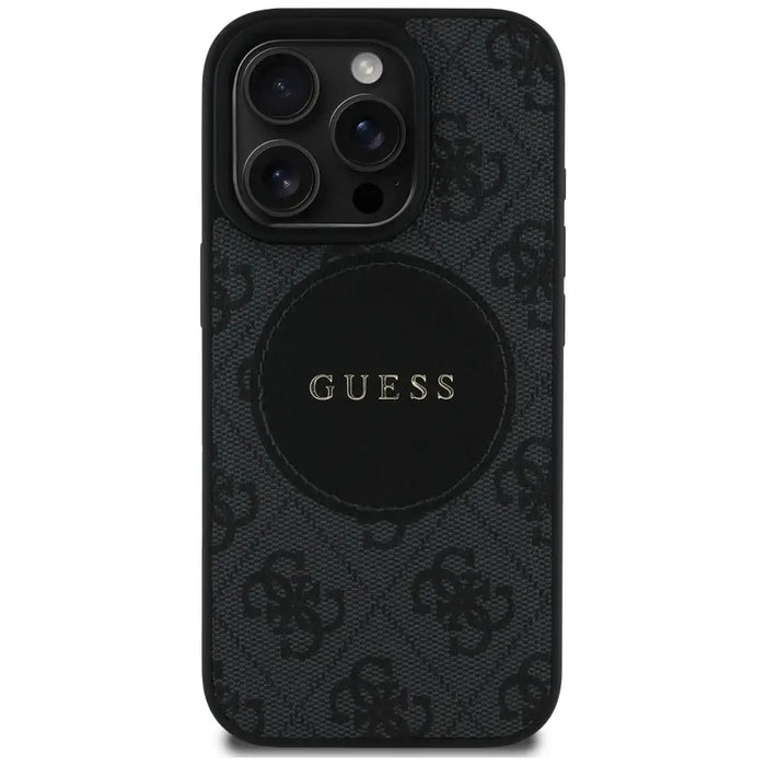 Guess 4G Circle Classic Logo MagSafe case for iPhone 16 Pro Max - black - Cell phone cases and covers<<<HurtelXML