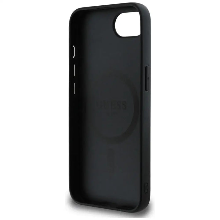 Guess 4G Circle Classic Logo MagSafe case for iPhone 16e - black - Cell phone cases and covers<<<HurtelXML