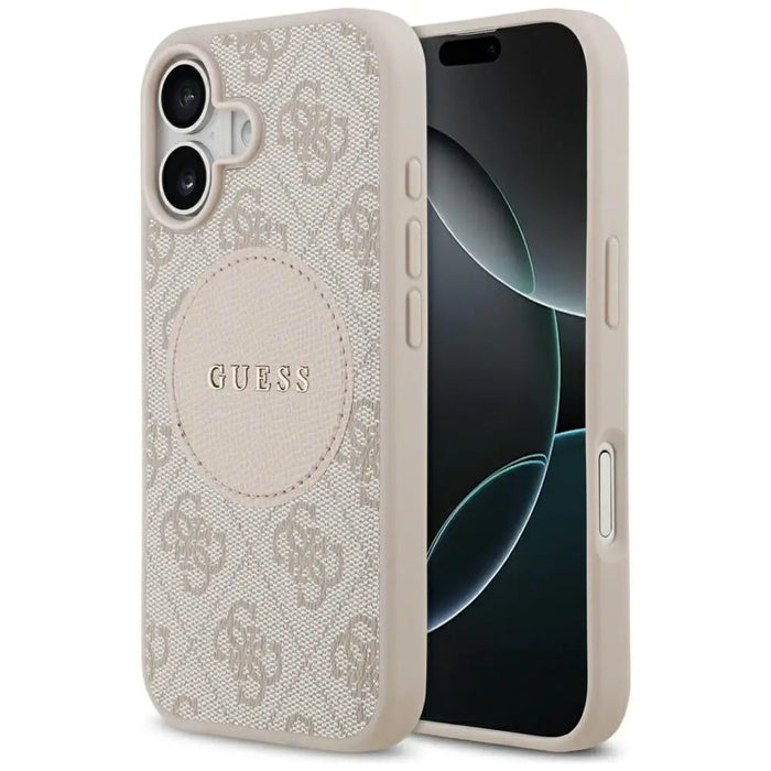 Guess 4G Circle Classic Logo MagSafe Case for iPhone 17 - Pink - Cell phone cases and covers<<<HurtelXML