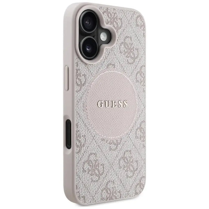 Guess 4G Circle Classic Logo MagSafe iPhone 16 Case - Pink - Cell phone cases and covers<<<HurtelXML