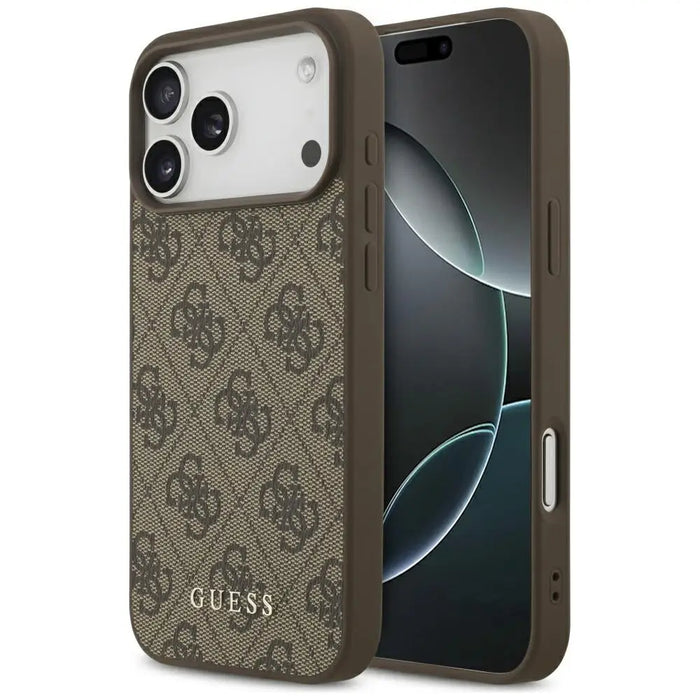 Guess 4G Classic Case for iPhone 17 Pro Max - Brown - Cell phone cases and covers<<<HurtelXML