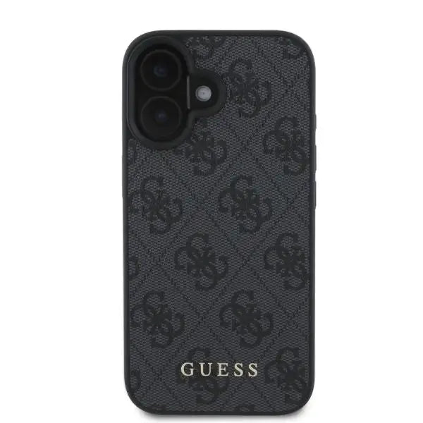 Guess 4G Classic iPhone 16 Case - Black - Cell phone cases and covers<<<HurtelXML