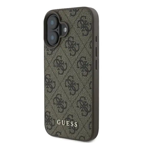 Guess 4G Classic iPhone 16 Plus Case - Brown - Cell phone cases and covers<<<HurtelXML