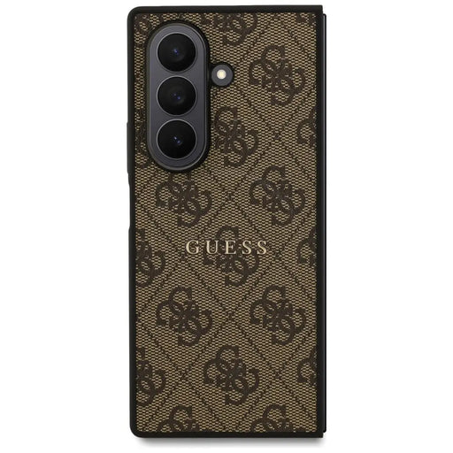 Guess 4G Classic MagSafe Case for Samsung Galaxy Z Fold7 - Brown - *Kategoria tymczasowa<<<HurtelXML