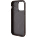 Guess 4G Collection Leather Metal Logo MagSafe Case for iPhone 13 Pro / iPhone 13 - Brown - Cell phone cases