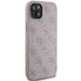 Guess 4G Collection Leather Metal Logo MagSafe Case for iPhone 15/14/13 - Pink - Cell phone cases and covers<<<HurtelXML